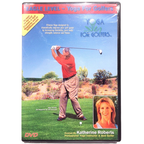 Yoga for Golfers - Eagle Level Advanced DVD 2007 800647885899 Katherine Roberts - Picture 1 of 2